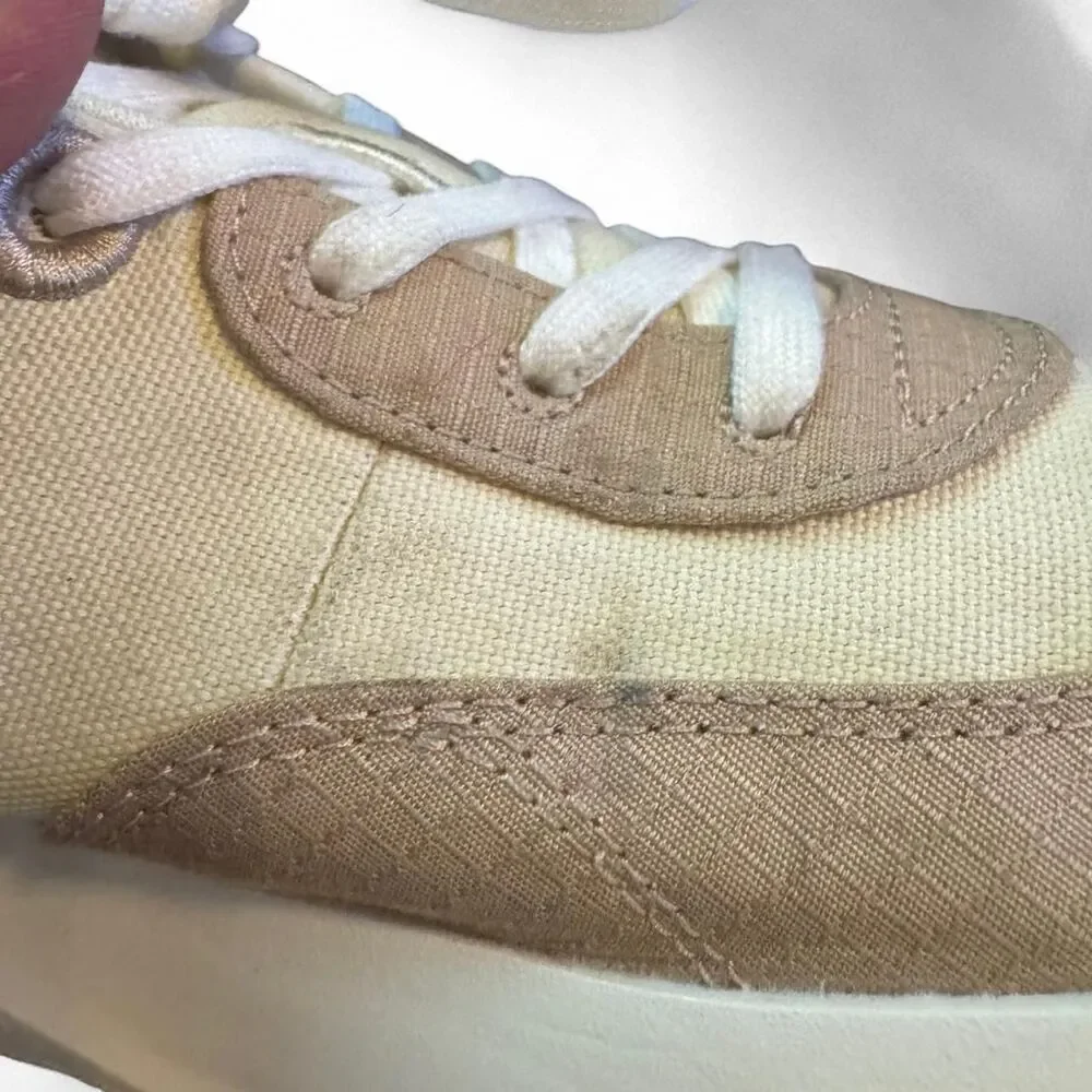 Allbirds Women’s Tree Runners Sneakers Size 9 – Cream & Tan Sustainable Shoes